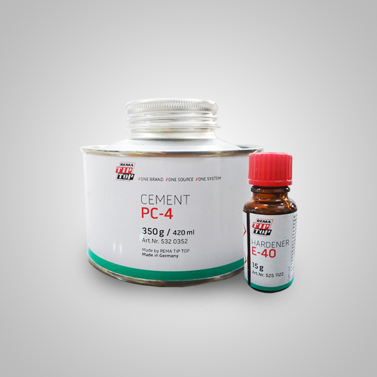 จำหน่ายอุปกรณ์ระบบลำเลียงทุกชนิด - กาวต่อเย็น Cement PC-4